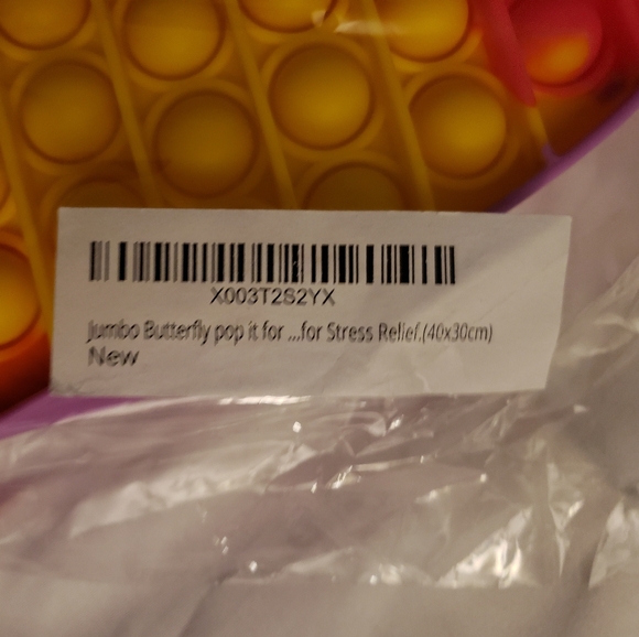 Jumbo Butterfly Popit Toy - Picture 3 of 5